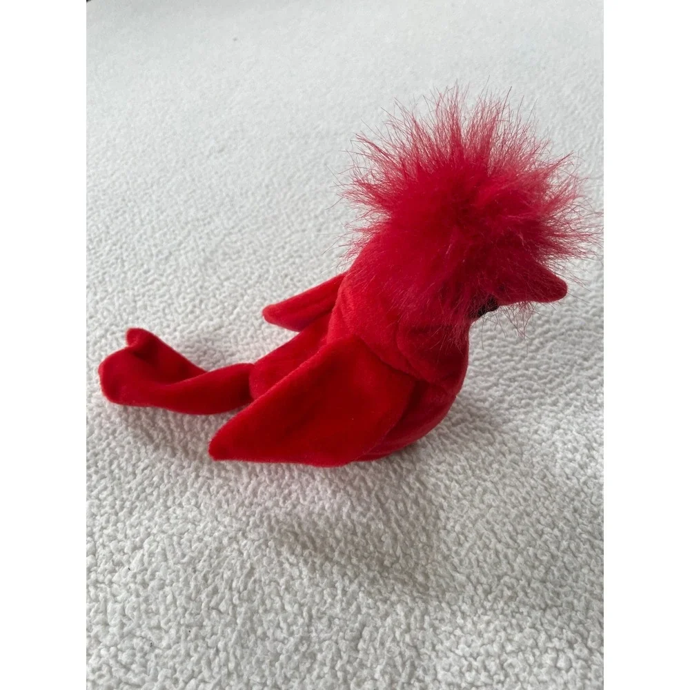 Ty Kids‎ OS Beanie Baby Mac Cardinal Red Plush Bird 1999 Collectible 4225